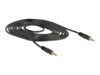 Delock Audiokabel 2m Sort