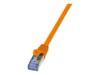 LogiLink PrimeLine CAT 6a SFTP, PiMF 7.5m Patchkabel Orange
