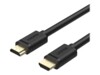 Unitek HDMI-kabel med Ethernet 2m Sort
