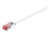 goobay CAT 6 U/FTP, PiMF 2m Patchkabel Hvid