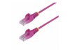 StarTech.com 1.5m Pink Slim CAT6 Ethernet Cable, Snagless, 28AWG, LSZH CAT 5/5e/6 Ikke afskærmet parsnoet (UTP) 1.5m Patchkabel Pink