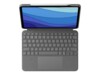 Logitech Combo Touch Tastatur og folio-kasse 16-niveau Kablet Tysk