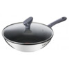 Tefal G7309955 Daily Cook Wok pan with lid, 28 cm, Grey