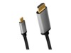 LogiLink Videoadapterkabel 1.8m Sort