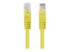 Lanberg CAT 6 U/UTP, Unshielded 1m Patchkabel Yellow RAL 1016