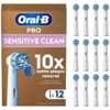 Borsthuvud Sensitive Clean 12st