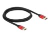 Delock HDMI-kabel 1m Rød