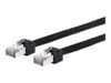 METZ CONNECT Ultraflex500 CAT 6 S/FTP, PiMF 1m Patchkabel Sort