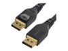 StarTech.com 13ft/4m VESA Certified DisplayPort 1.4 Cable, 8K 60Hz HBR3 HDR, Super UHD DisplayPort to DisplayPort Monitor Cord, Ultra HD 4K 120Hz DP 1.4 Video Cable M/M DP Connectors - DP 1.4 Latching Cable DisplayPort kabel 4m Sort