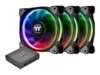 Thermaltake Riing PLUS 12 RGB Radiator Fan Lumi Plus TT Ventilationspakke for system 1-pack Sort 120 mm