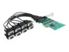 DeLock PCI Express Card > 8 x Serial RS-232 Seriel adapter PCI Express x1 921.6Kbps