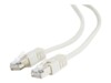 Gembird Kabel med afskærmning med folie og kobberfletning (SFTP 7.5m Patchkabel Beige