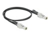 DeLOCK Serial Attached SCSI (SAS) eksternt kabel Sort 2m