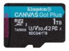 Kingston Canvas Go! Plus microSDXC UHS-I Memory Card 1TB 200MB/s