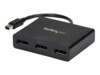 StarTech.com 3 Port Mini DisplayPort MST Hub - 4K 60Hz - Mini DP to DisplayPort Splitter for Multiple Monitors - mDP to DP (MSTMDP123DP) Videosplitter
