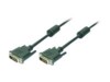 LogiLink DVI-kabel 2m Sort