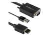 StarTech.com 2m VGA to HDMI Converter Cable with USB Audio Support & Power, Analog to Digital Video Adapter Cable to connect a VGA PC to HDMI Display, 1080p Male to Male Monitor Cable - Supports Wide Displays (VGA2HDMM2M) Videoadapterkabel 2m