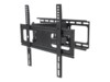 Manhattan TV & Monitor Mount, Wall, Full Motion, 1 screen, Screen Sizes: 32-55', Black, VESA 200x200 to 400x400, Max 50kg, LFD, Tilt & Swivel with 3 Pivots, Lifetime Warranty
