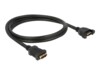 Delock HDMI-kabel med Ethernet 1m Sort