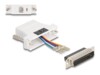 DeLOCK Assembly Kit Seriel adapter Hvid