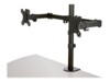 StarTech.com Desk Mount Dual Monitor Arm, Desk Clamp / Grommet VESA Monitor Mount for up to 32' Displays, Ergonomic Articulating Monitor Arm, Height Adjustable/Tilt/Swivel/Rotating - Space-saving Design (ARMDUAL2) Monteringssæt 2 skærme 13'-32'