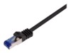 LogiLink Professional Ultraflex CAT 7 (kabel)/CAT 6a (stikforbindelser) S/FTP 2m Patchkabel Sort RAL 9011