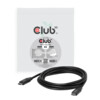 CLUB3D CAC-2506 USB-C to 3 x USB C 2m Sort