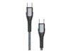 ColorWay 24 pin USB-C (male) - 24 pin USB-C (male) Grå USB Type-C kabel