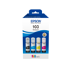 Epson 103 Multipack Sort Gul Cyan Magenta Blækrefill C13T00S64A