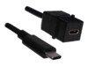 Bachmann USB 3.1 USB Type-C forlængerkabel Sort