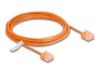 DeLOCK CAT 6 Ikke afskærmet parsnoet (UTP) 3m Patchkabel Orange