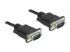 Delock Serielt kabel 1m Sort