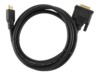 Cablexpert Videokabel HDMI / DVI 50cm Sort