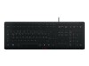 CHERRY STREAM Tastatur Saks Kabling Tysk