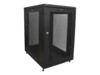 StarTech.com 18U 19' Server Rack Cabinet - 4 Post Adjustable Depth 2-30' Mobile Locking Vented IT/Data Network Enclosure w/Casters & Shelf Rack