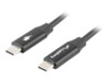 Lanberg USB Type-C kabel 1.8m Sort