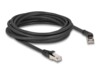 DeLOCK CAT 6a S/FTP 5m Patchkabel Sort