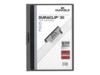 DURABLE DURACLIP 30 Antracitgrå med transparent frontomslag Klemmefil A4 (210 x 297 mm) Antracitgrå med transparent frontomslag
