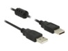 Delock USB-kabel 2m Sort