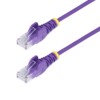 StarTech.com 10m Purple Slim CAT6 Ethernet Cable, Snagless, 28AWG, LSZH CAT 5/5e/6 Ikke afskærmet parsnoet (UTP) 10m Patchkabel Purple