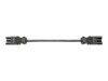 Bachmann Strøm GST18 (female) - Strøm GST18 (male) Sort Forlængerkabel til strøm