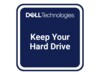 Dell 3 År Keep Your Hard Drive Support opgradering 3år