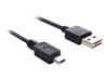 Delock Easy USB-kabel 50cm Sort
