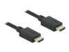 Delock HDMI-kabel 2m Sort