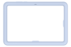 Tab S11 Frame Cover Blue