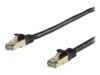 StarTech.com 7 m CAT6a Cable - 10 Category 6a Shielded Snagless RJ45 100W Patch Cord - 10GbE Black UL/TIA Certified CAT 6a Afskærmet parsnoet (STP) 7m Patchkabel Sort