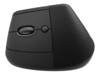 Logitech Lift Vertical Ergonomic Mouse Optisk Trådløs Sort