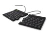 R-Go Split Ergonomiske tastatur, QWERTY (US), sort, kablet Tastatur Kabling US