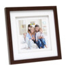 Deknudt S65KQ1 brown 13x13 Wooden double Passepartout