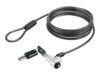 StarTech.com Laptop cable lock 6Ft Compatible With Noble Wedge; Laptop Cable Lock, 6Ft (2m), Anti-Theft Keyed Lock, Security Cable Lock For Dell XPS/Latitude, Cut-Resistant Steel Cable Lock For Laptop (NBLWK-LAPTOP-LOCK) Sikkerhedskabelslås